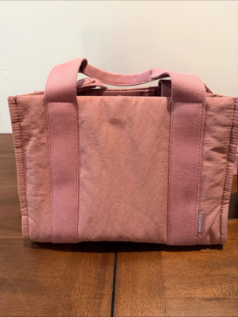lululemon Dusty Pink Crossbody Tote Bag